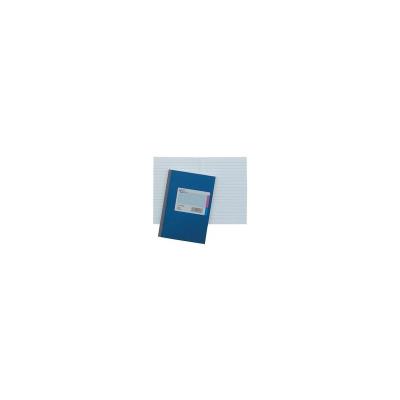 König & ebhardt - cahier brouillon format a6 96 feuilles ligné couverture en carton bleu papier blanc sans boisdos en t