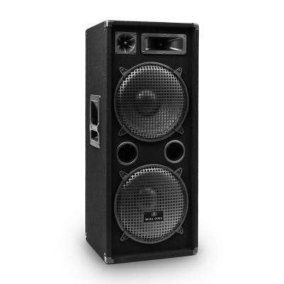 auna Enceinte Passive DJ PA Sono 3 Voies 2x 30cm 1000W Max