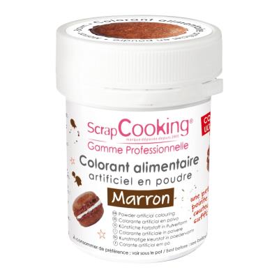 ScrapCooking Colorant Alimentaire (Artificiel) Marron - Scrapcooking