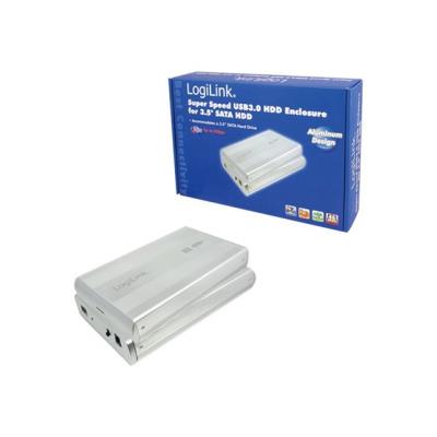 LogiLink Super Speed USB3.0 HDD Enclosure for 3,5 SATA HDD - storage enclosure - SATA 3Gb/s - USB 3.0