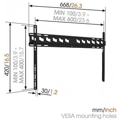Support TV Fixe Vogel's MA4000 40 Pouces- 80 Pouces Noir