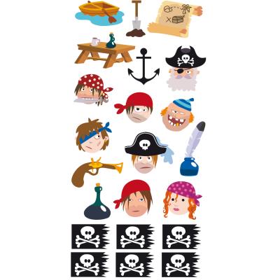 Stickers relief Puffies - Pirates