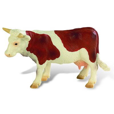 Bullyland - Vache marron/blanche