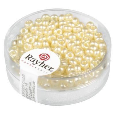 Perle rocaille cirée - Ivoire - 2,6 mm