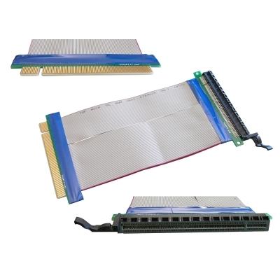 Riser PCI Express 1 port PCI-E 16x - SOUPLE Longueur totale 195mm