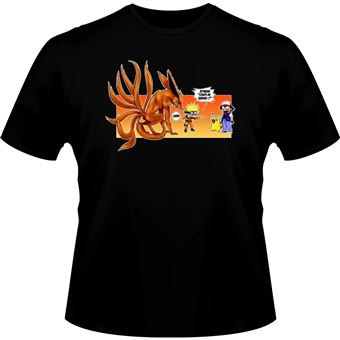 T-shirts Hommes Okiwoki Manga - Parodie Naruto Un nouveau dresseur... Noir XL - 1
