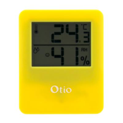 Thermomètre / Hygromètre intérieur magnétique Jaune