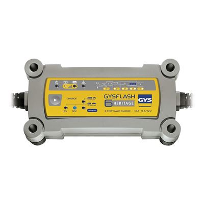 Gys 029538 Chargeur 6 A Heritage-battery Charger-uk Adaptateur De Prise
