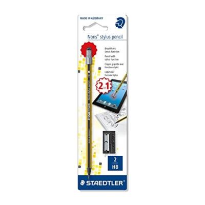 Staedtler noris 18021bleistift stylet, carte blister jaune noir 18021-1sbk