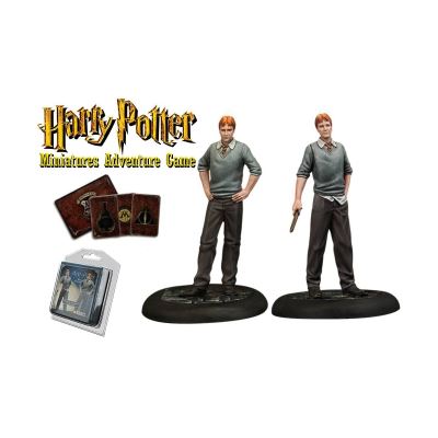 Harry Potter - Pack 2 figurines 35 mm Adventure Pack Fred & George Weasley