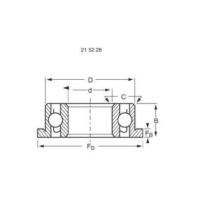 Roulement à billes modelcraft f688zz