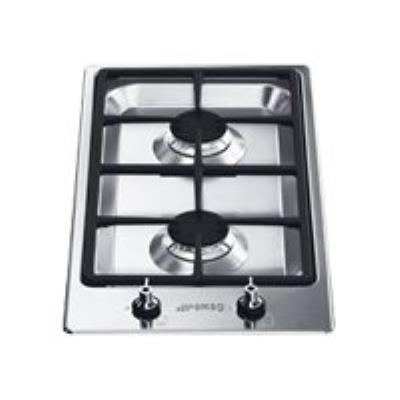 Smeg PDXS30S-1 table de cuisson au gaz - inox - inox