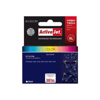 ActiveJet AH-301CRX Premium - hoge capaciteit - kleur (cyaan, magenta, geel) - inktcartridge (alternatief voor: HP 301XL)