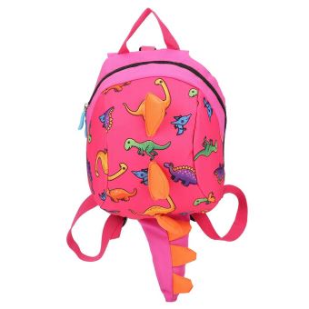 Sac A Dos Pour Enfant Avec Laisse Anti Perte Dinosaure Rose Cartables Scolaires Achat Prix Fnac