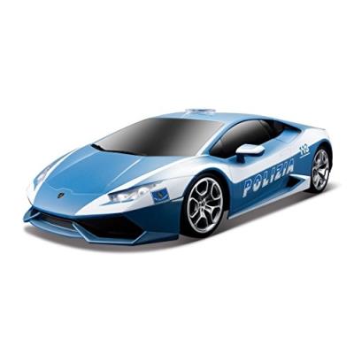 Maisto - 2049702 - voiture miniature radiocommandé - lamborghini huracan lp 610-4 polizei - bleu - echelle 1 24