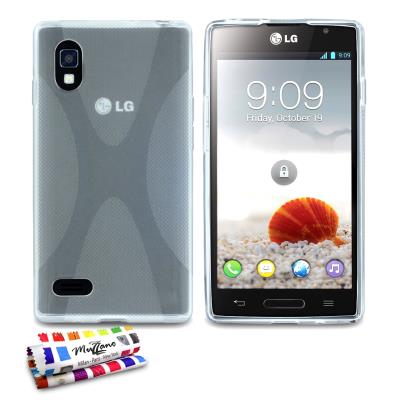 Coque Souple ORIGINALE Ultra Fine Transparent , Le X,  Premium de MUZZANO pour LG OPTIMUS L9