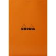 Bloc n°18 Rhodia orange A4 80 F 5x5 - 18200C