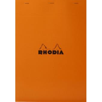 Bloc n°18 Rhodia orange A4 80 F 5x5 - 18200C