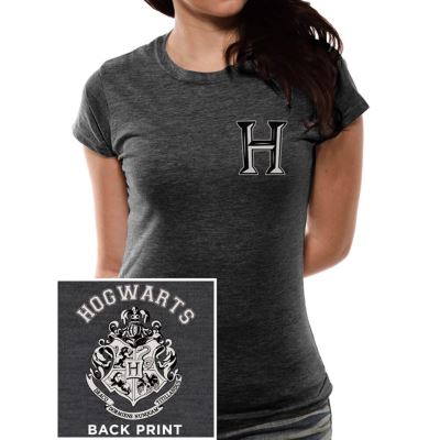 Femmes Harry Potter Poudlard Logo Varsity T-shirt adapté: XX Large