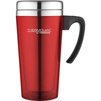 Thermos thermocafe zest mug de voyage rouge 0,4 l