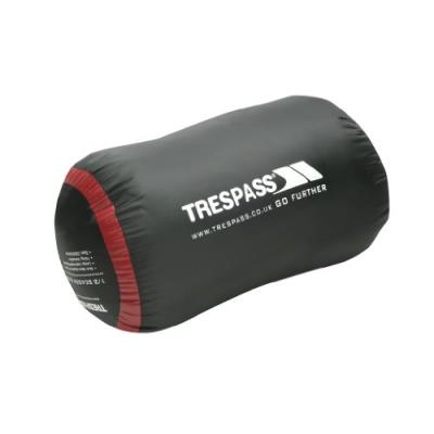 Trespass siesta sac de couchage 1 à 2 saisons rouge