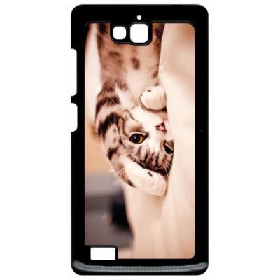 Coque huawei honor 3c et 3c 4g chaton fatigue