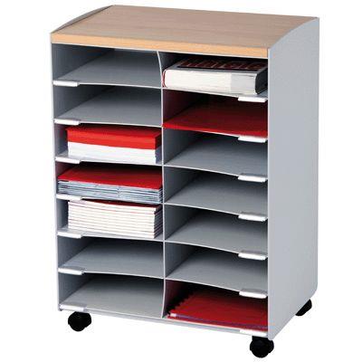 Structure mobile 14 cases grise