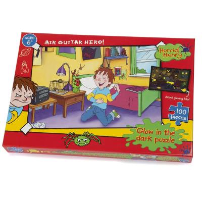 Puzzle Phosphorescent Horrid Henry Air Guitar Hero! (100 Pièces)