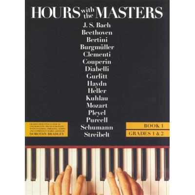 Partitions classique BOSWORTH HOURS WITH THE MASTERS - BK. 1 - PIANO SOLO Piano