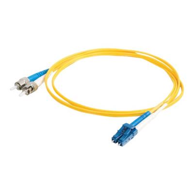 C2G LC-ST 9/125 OS1 Duplex Singlemode PVC Fiber Optic Cable (LSZH) - verbindingskabel - 10 m - geel