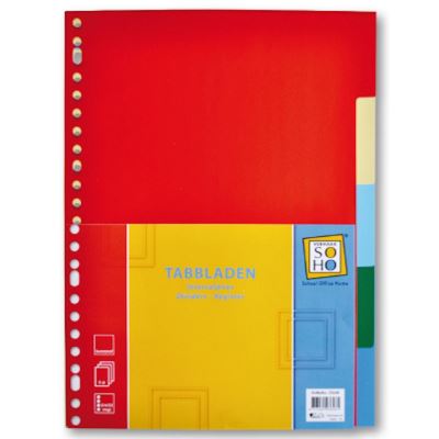 SOHO Tabs 23r 5dlg plastique