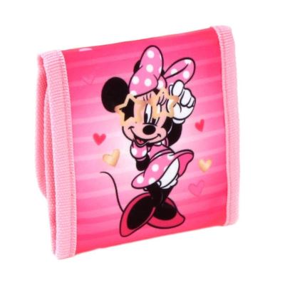 Porte-monnaie à trois volets à la recherche de Minnie Mouse pour enfants