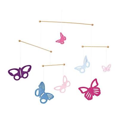 Mobile les papillons colorés