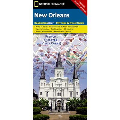 New Orleans : Destination City Maps (Map)