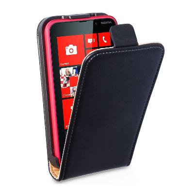 Etui Slim Luxy en cuir véritable Nokia Lumia 620