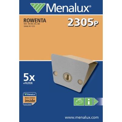 Menalux 2305 p lot de 5 sacs en papier pour aspirateurs rowenta (import allemagne)