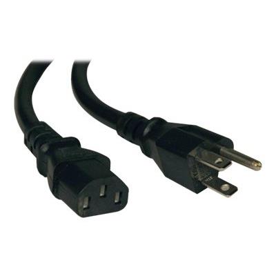 Tripp Lite 8ft Computer Power Cord Cable 5-15P to C13 13A 16AWG 8' - voedingskabel - 2.4 m