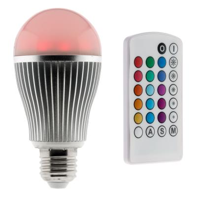 Ampoule Lampe LED 5W Wat RGB avec Télécommande Lumière Couleurs Multicolore  E27