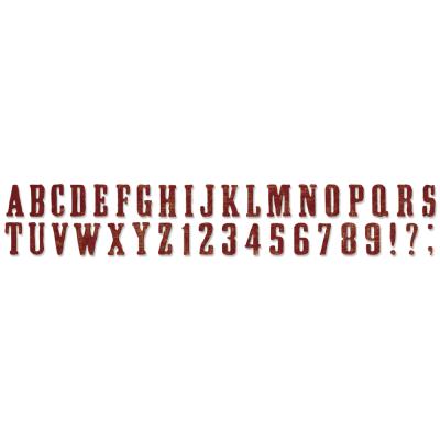 Dies Sizzlits Deco. Strip Sizzix - Alphabet - 658554