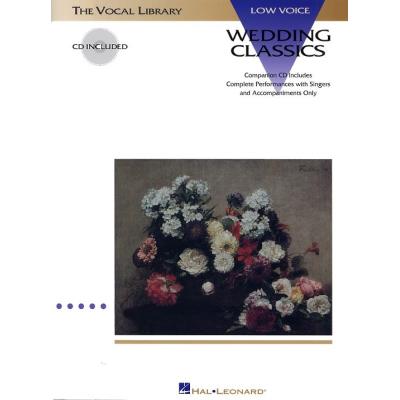 WEDDING CLASSICS VOCAL LIBRARY LOW VOICES+CD