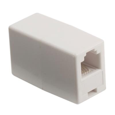 Coupleur de télécommunication rj11 femelle - rj11 femelle blanc valueline