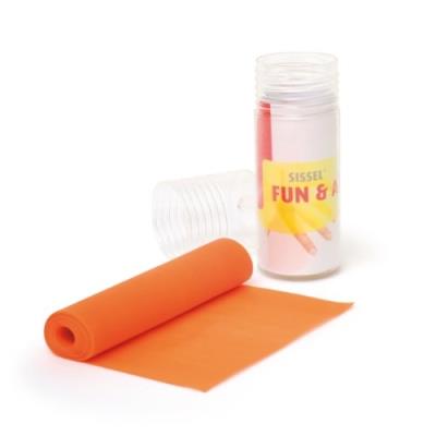 Sissel bande élastique sans latex fun active band mixte adulte orange faible