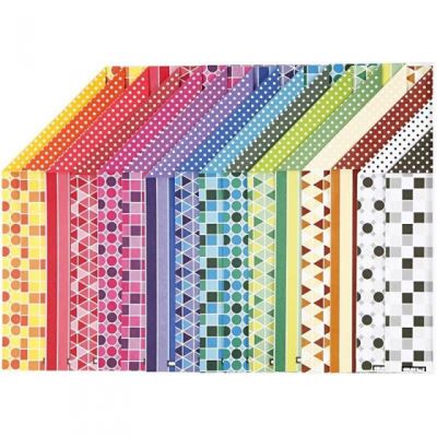 Creotime patron carton 21 x 29,7 cm 16 pièces multicolore