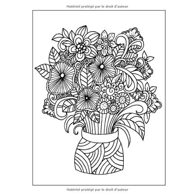 100 Fleurs - Livre de Coloriage pour Adultes : Plus de 100 pages à colorier  avec de belles Fleurs, Nature, Motifs et Mandalas floraux - 213 pages  Format A4 - broché 