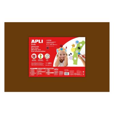 Mousse EVA thermoformable 40x60 cm - Marron - 5 feuil. - APLI AGIPA