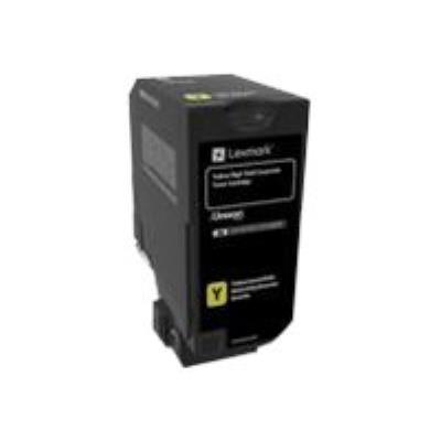 Lexmark - hoog rendement - geel - origineel - tonercartridge - LCCP, LRP, Lexmark Corporate