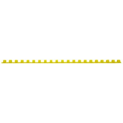 Anneaux De Reliure Plastique Jaune 8Mm Pack De 100