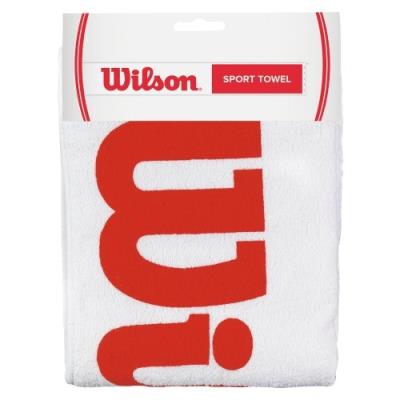 Wilson wrz540100 serviette de sport blanc rouge