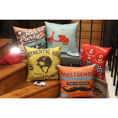 Coussin Print Gas 40 Cm Orange Lco4325198