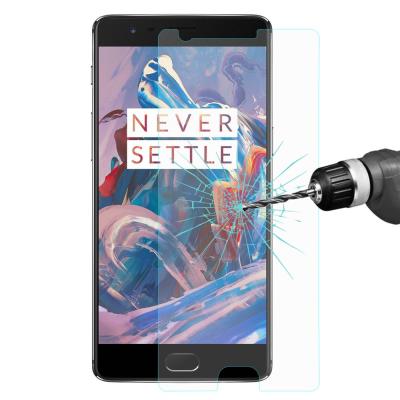 Protecteur écran en verre trempé HAT PRINCE pour OnePlus 3 0.26mm 9H 2.5D Arc Edge